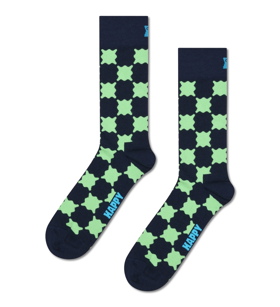 Wobbly Check Sock