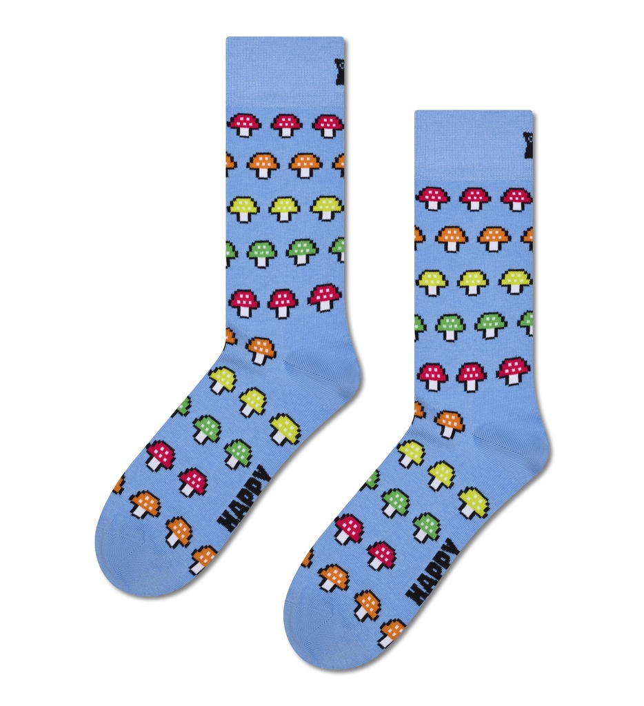 Mushroom Stripe Sock