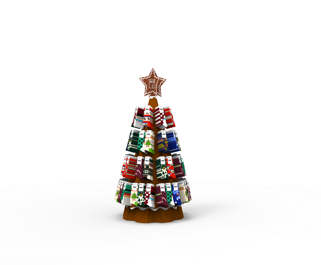 Mid Gingerbread Holiday Tree