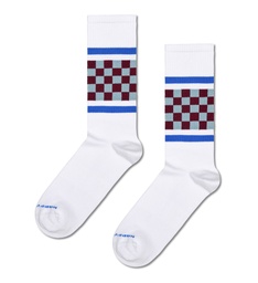 Checked Stripe Sneaker Sock